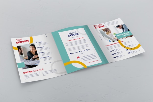 Brochure concept mock-up