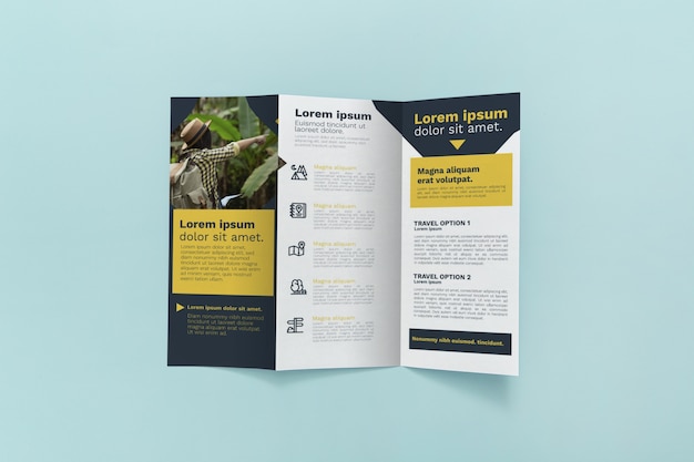 Brochure concept mock-up