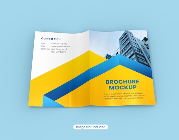 Brochure mockup or magazine mockup