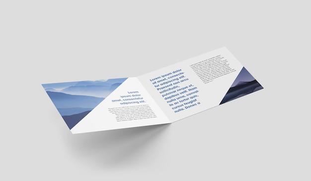 PSD brochure mockup