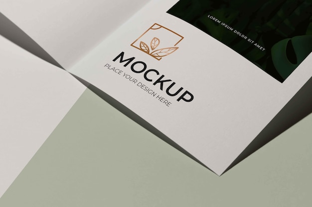 Brochure studio design mockup