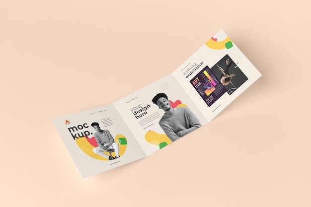 Brochure studio design mockup