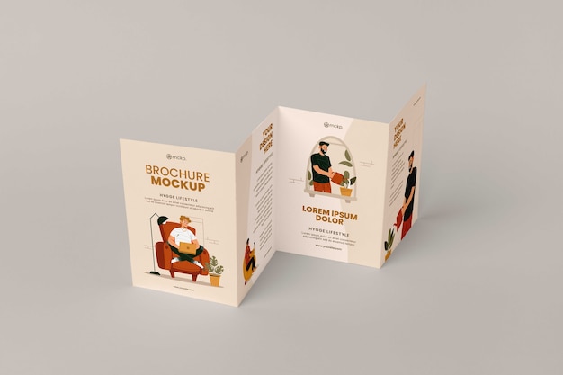 Brochure studio design mockup