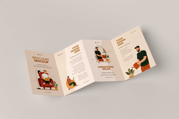 Brochure studio design mockup