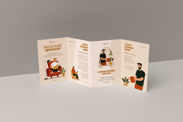 Brochure studio design mockup