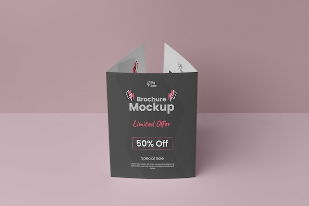 Brochure studio design mockup