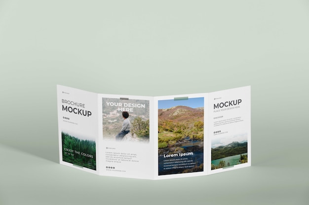 Brochure studio design mockup