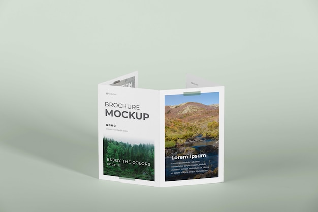 Brochure studio design mockup