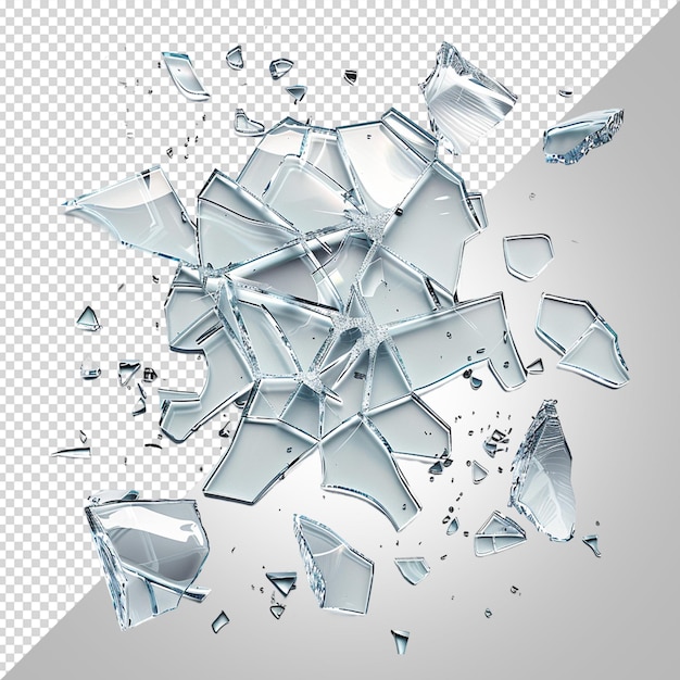 PSD broken glass texture background