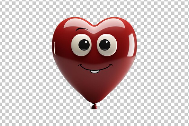 broken heart character cartoon representation balloon High quality Realistic image