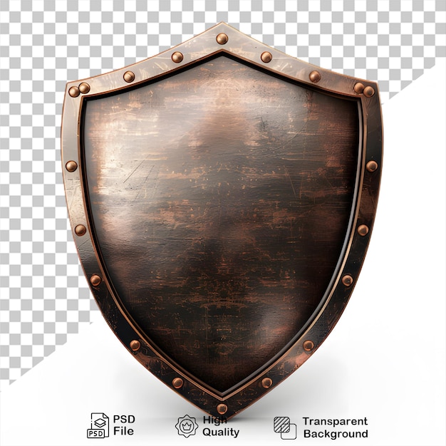 Bronze shield png No background