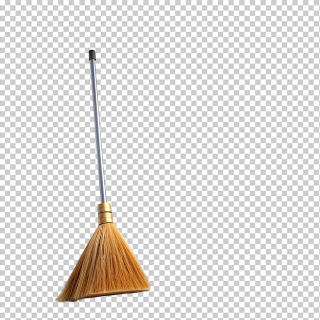 broom and door isolated on transparent background