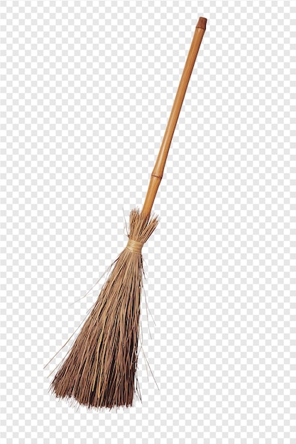 a broom is on a white background