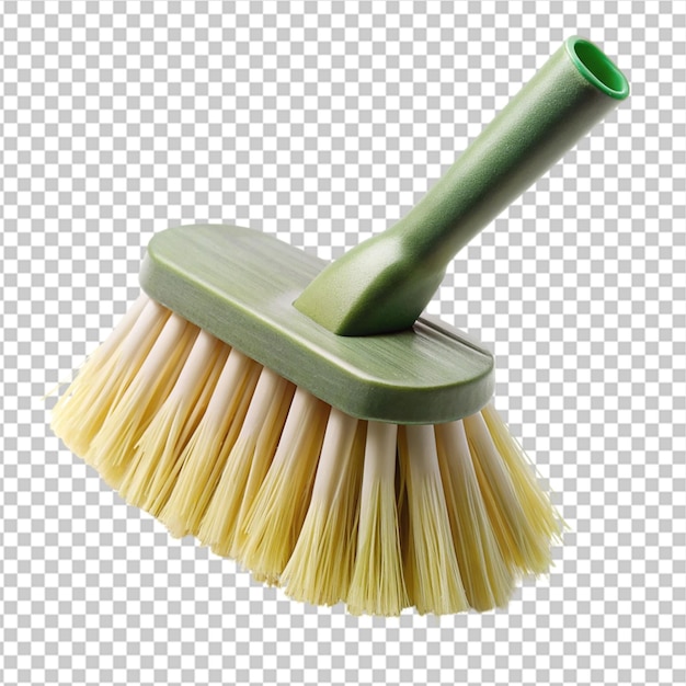 Broom on transparent background