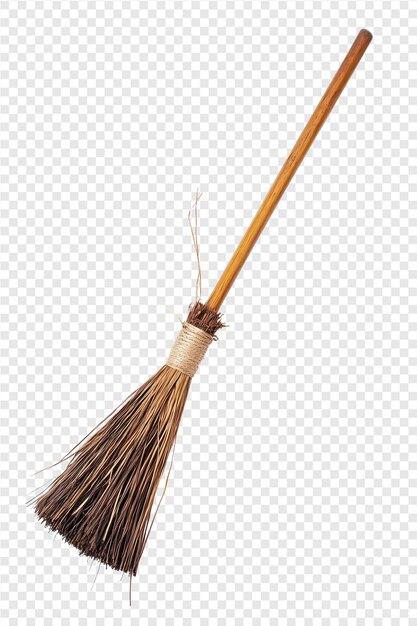 PSD a broom on a white background