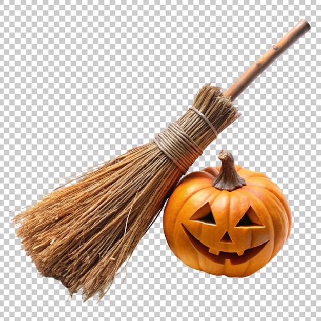 Broomsticks halloween on transparent background