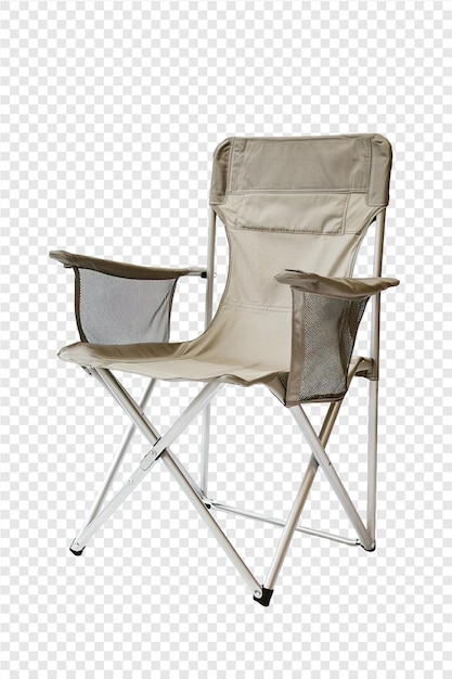 PSD a brown folding chair with a lid on it