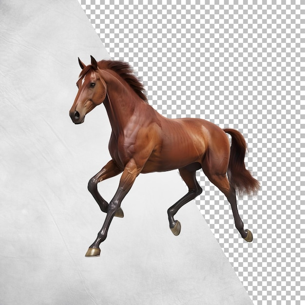 Brown horse Isolated on transparent background png