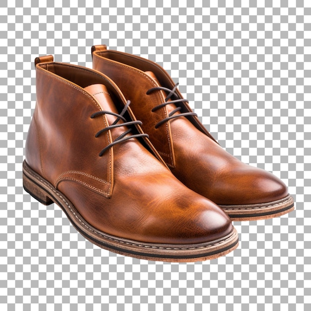 a brown leather shoe with a brown sole