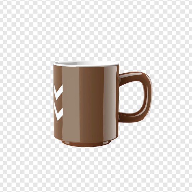 a brown mug on a white background png