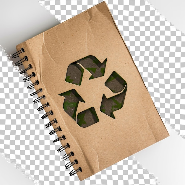 a brown paper bag with a green symbol on it and the word recyclables on it