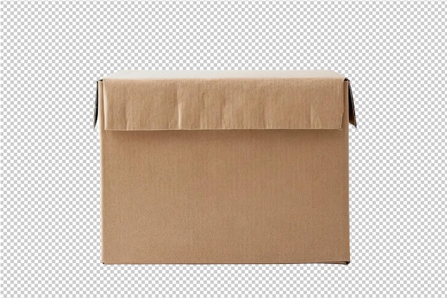 PSD brown paper box mockup