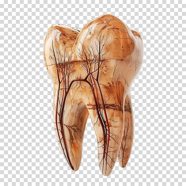 brown pattern tooth