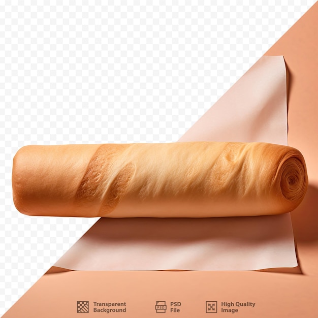 a brown roll of paper with the word quot hair quot on it