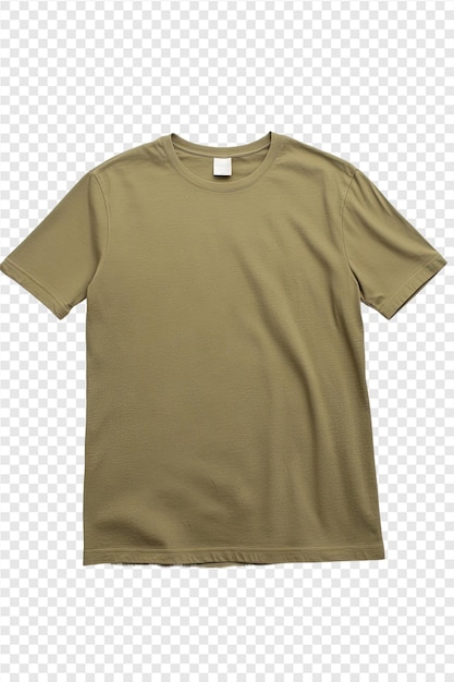 PSD a brown t - shirt with a yellow design on the front