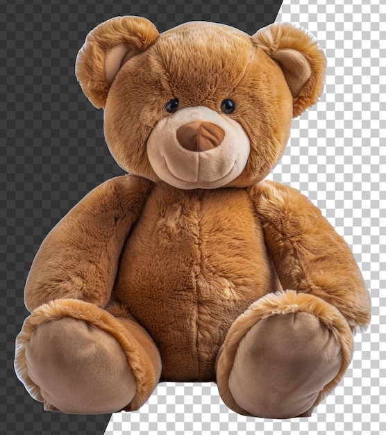 A brown teddy bear is sitting stock png