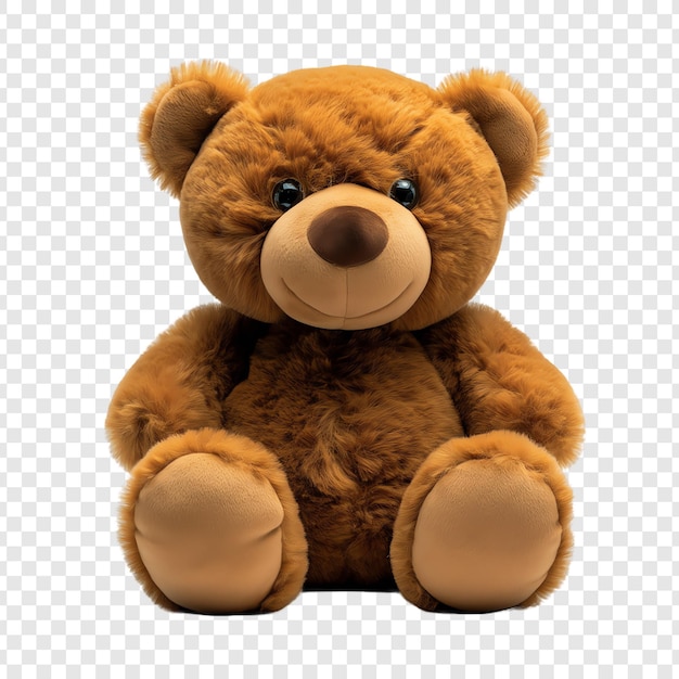 a brown teddy bear with a brown nose and a black nose