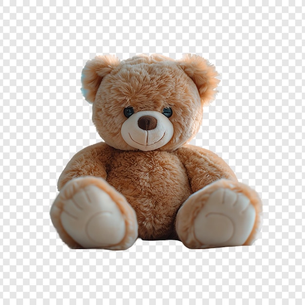 PSD a brown teddy bear with a brown nose and a white nose