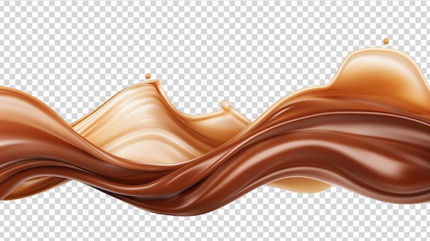 PSD the brown and white swirl of chocolate is a beautiful design