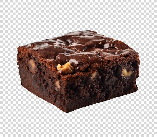 Brownie in transparent background