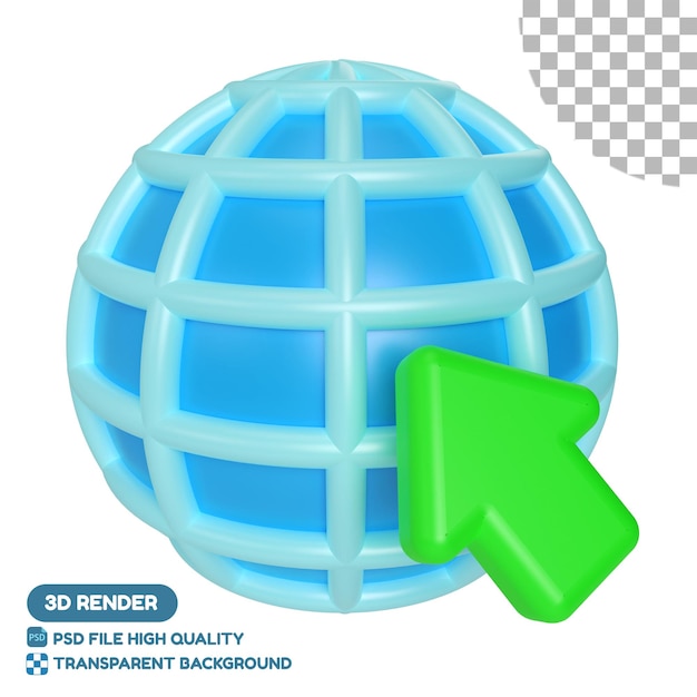 Browser 3D Illustration Icon