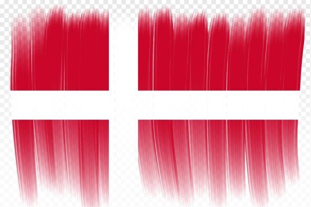 brush flag Denmark transparent background Denmark brush watercolour flag design template element