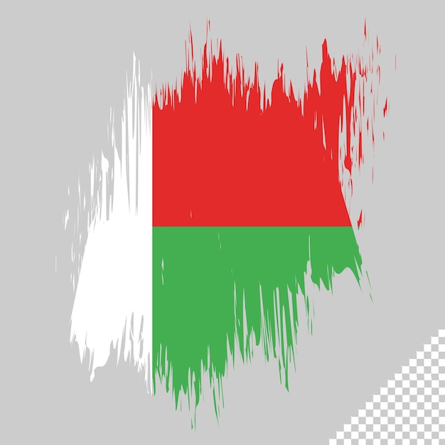 brush flag madagascar transparent background madagascar brush watercolour flag design template