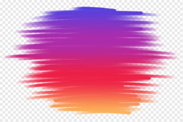 brush stroke instagram gradient social media colour transparent template social media background