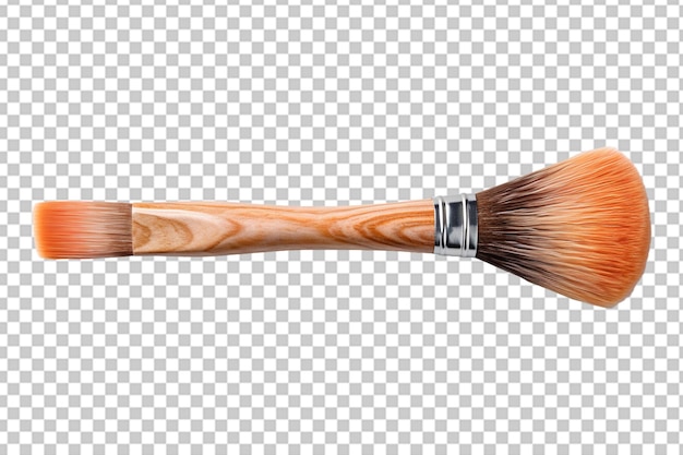 PSD brush with a wooden handle high quality realistic image