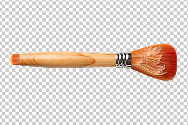 PSD brush with a wooden handle high quality realistic image