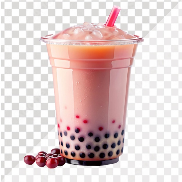 PSD bubble tea bubble tea bubble tea a cup of bubble tea pink bubble tea pink bubble tea on transparent