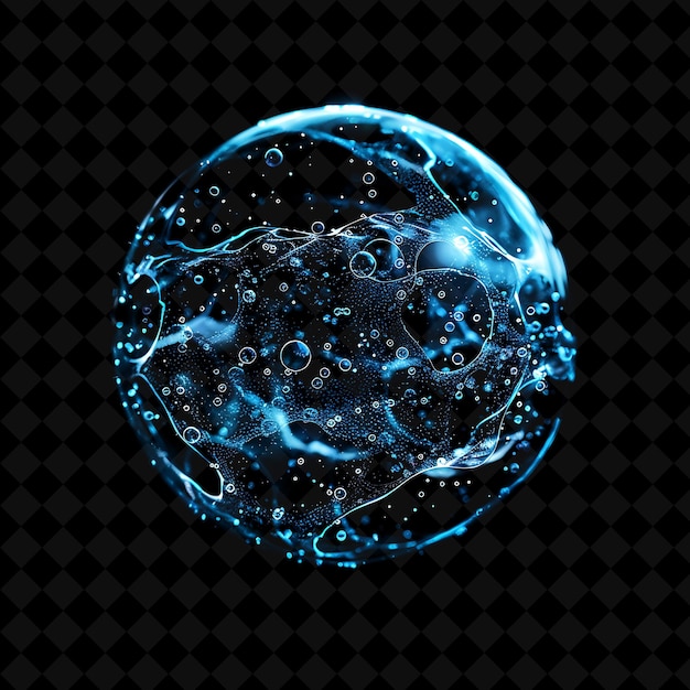 a bubble with the blue liquid and the words quot fire quot on it