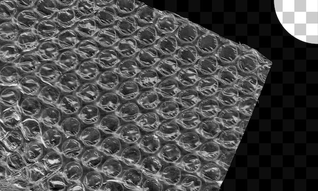 PSD bubble wrap on transparent background