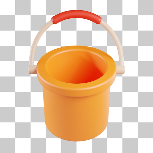 Bucket 3D Icon