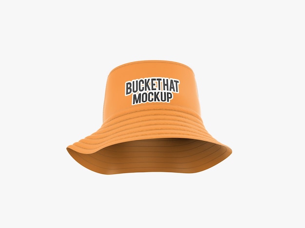 Bucket hat mockup template