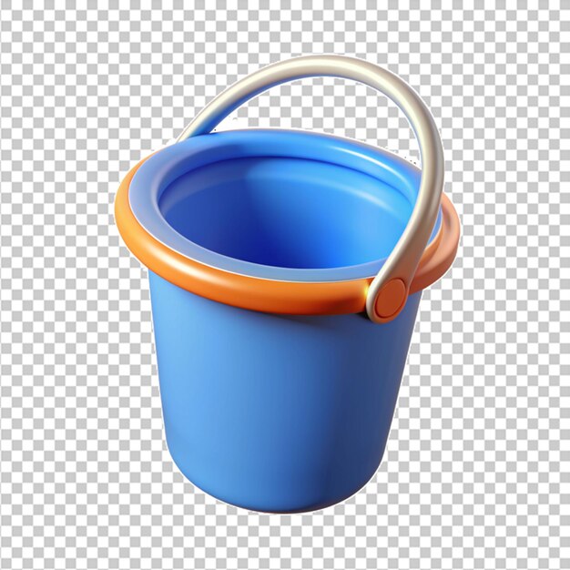 Bucket isolated on transparent background