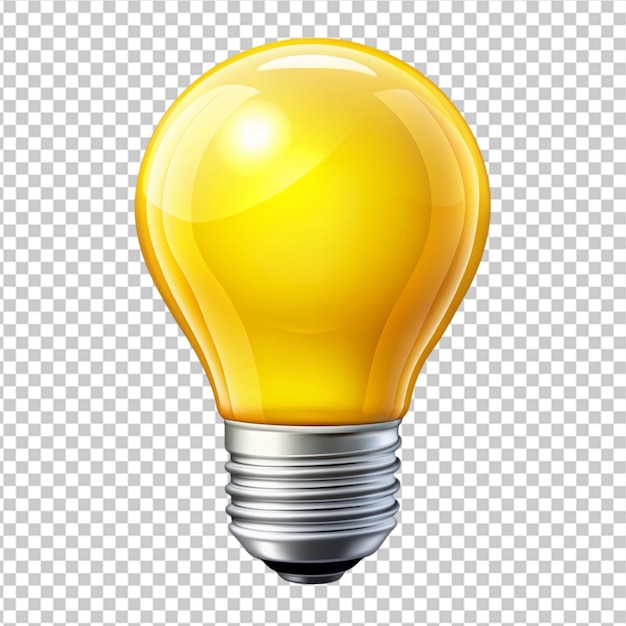 Bulb isolated on transparent background