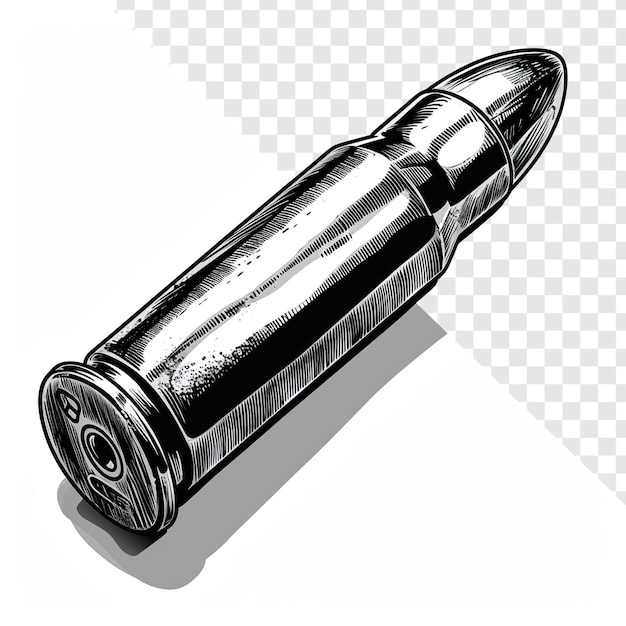 Bullet Clip Art Isolated on Transparent Background