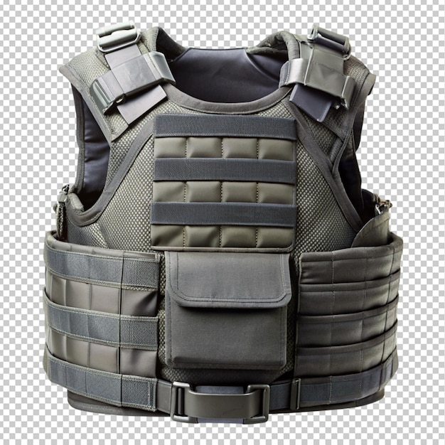 PSD bullet proof body armor transparent background