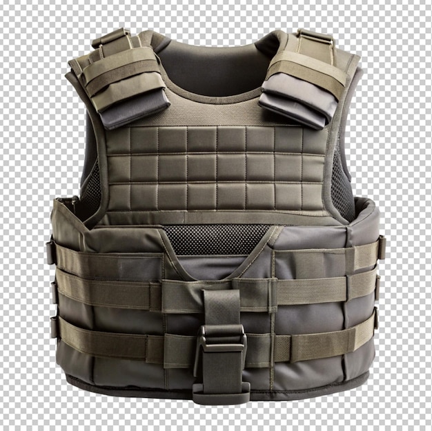 PSD bullet proof body armor transparent background